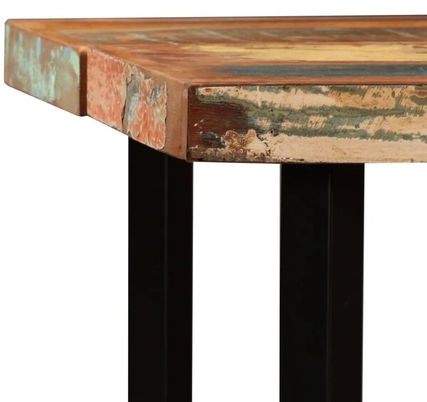 Barski stol od masivnog obnovljenog drva 150x70x107 cm - Smeđa 150 x 70 x 107 cm 1 Smeđa