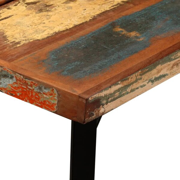 Barski stol od masivnog obnovljenog drva 150x70x107 cm - Smeđa 150 x 70 x 107 cm 1 Smeđa