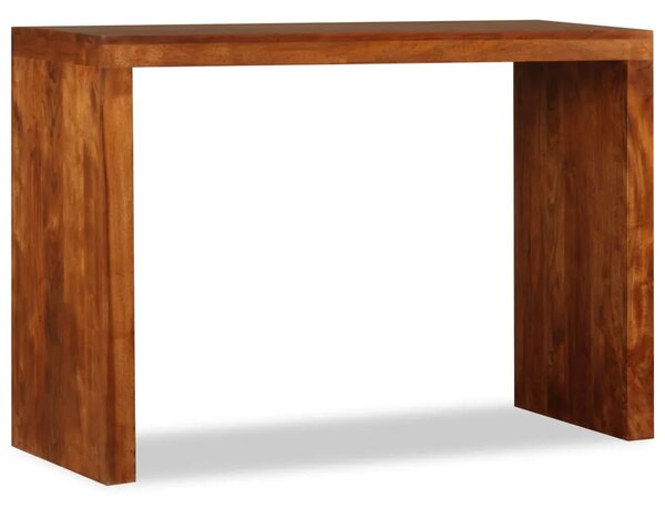 Konzolni stol masivno drvo s premazom boje meda 110x40x76 cm
