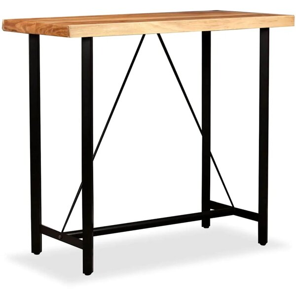 Barski stol od masivnog bagremovog drva 120 x 60 x 107 cm - 120 x 60 x 107 cm 1 120 x 60 x 107 cm