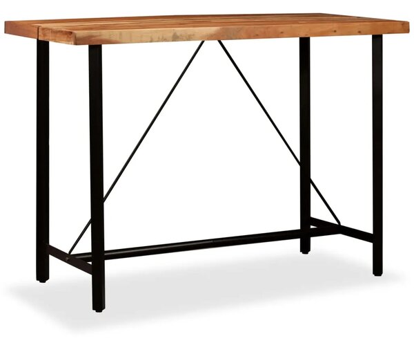 Barski stol od masivnog bagremovog drva 150 x 70 x 107 cm - 150 x 70 x 107 cm 1 150 x 70 x 107 cm
