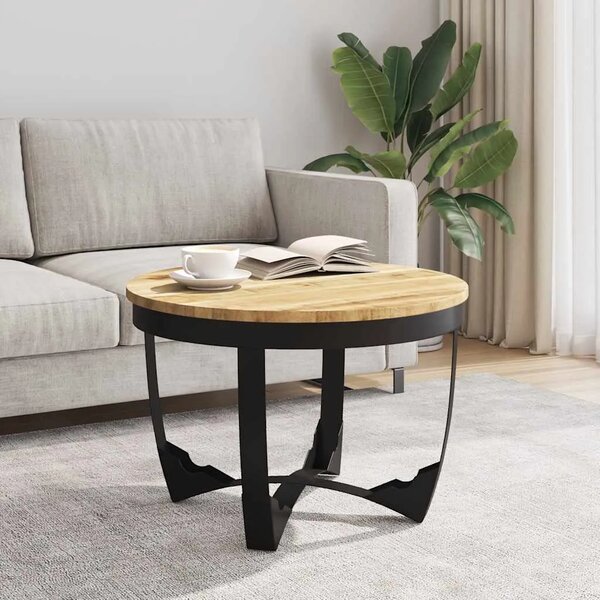Stolić za kavu od masivnog grubog drva manga 60 x 40 cm - 60 x 40 cm 1 masivno drvo manga 60 x 40 cm