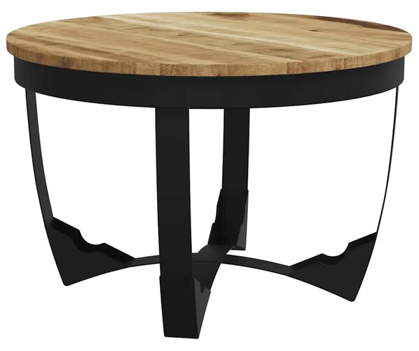 Stolić za kavu od masivnog grubog drva manga 60 x 40 cm - 60 x 40 cm 1 masivno drvo manga 60 x 40 cm
