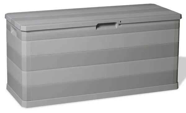 Vrtna kutija za pohranu siva 117 x 45 x 56 cm - Svjetlosiva Svjetlosiva