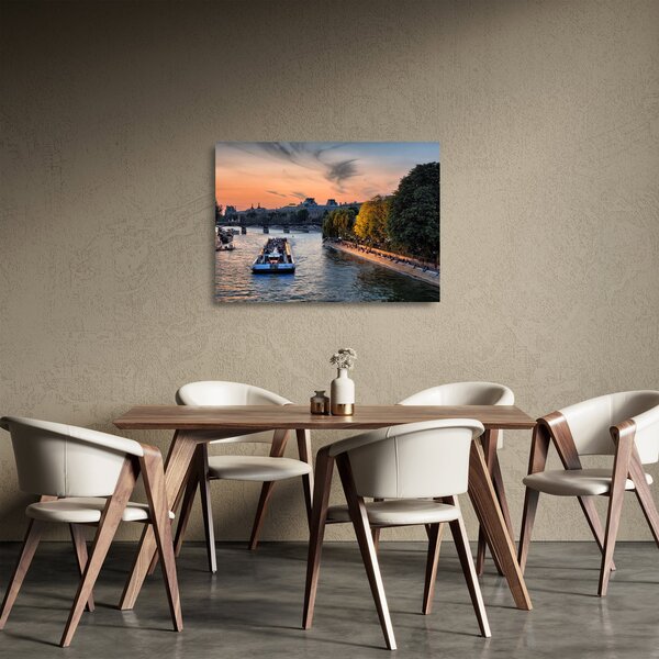 Staklena slika - brod na izletničkoj plovidbi (70x50 cm)