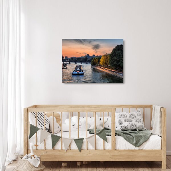 Staklena slika - brod na izletničkoj plovidbi (70x50 cm)