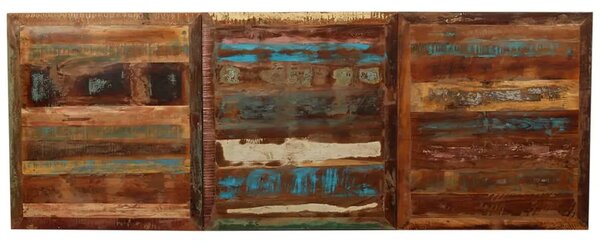 Blagovaonski Stol Masivno Obnovljeno Drvo 180 cm - Tamno smeđa 180 x 90 x 76 cm 1 Tamno smeđa