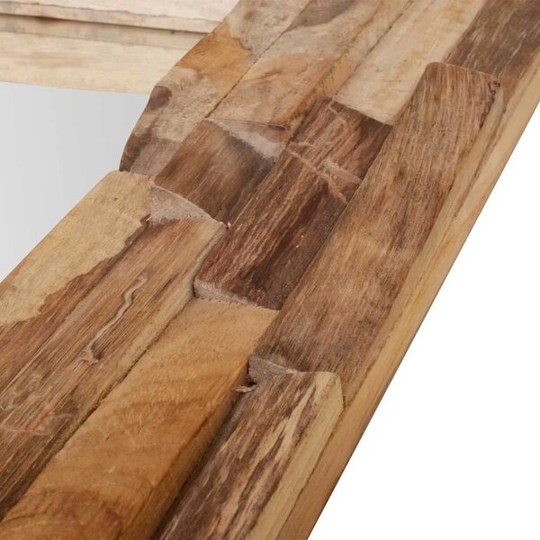 Ukrasno Ogledalo od Tikovine 120x60 cm Pravokutno - 120 x 60 cm 1 120 x 60 cm