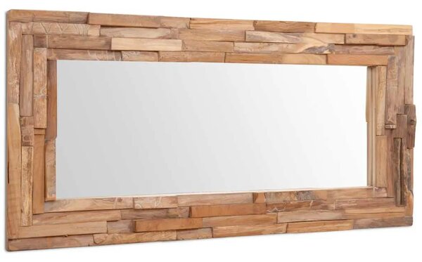 Ukrasno Ogledalo od Tikovine 120x60 cm Pravokutno - 120 x 60 cm 1 120 x 60 cm
