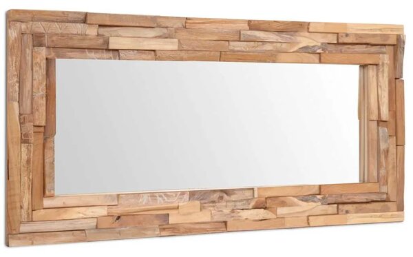 Ukrasno Ogledalo od Tikovine 120x60 cm Pravokutno - 120 x 60 cm 1 120 x 60 cm