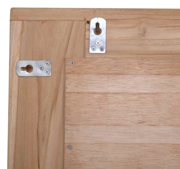 Ukrasno Ogledalo od Tikovine 120x60 cm Pravokutno - 120 x 60 cm 1 120 x 60 cm