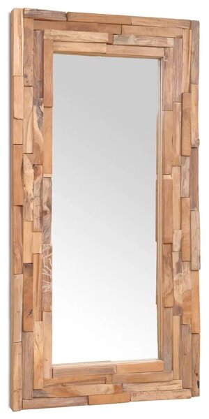 Ukrasno Ogledalo od Tikovine 120x60 cm Pravokutno - 120 x 60 cm 1 120 x 60 cm
