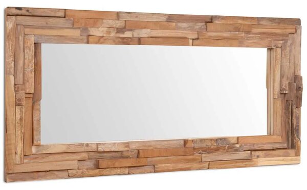 Ukrasno Ogledalo od Tikovine 120x60 cm Pravokutno - 120 x 60 cm 1 120 x 60 cm