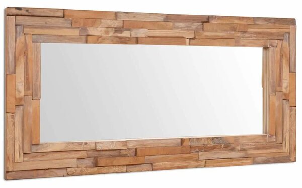 Ukrasno Ogledalo od Tikovine 120x60 cm Pravokutno - 120 x 60 cm 1 120 x 60 cm
