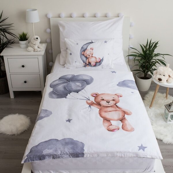 Pamučna dječja posteljina za dječji krevetić 100x135 cm Teddy Bear – Jerry Fabrics