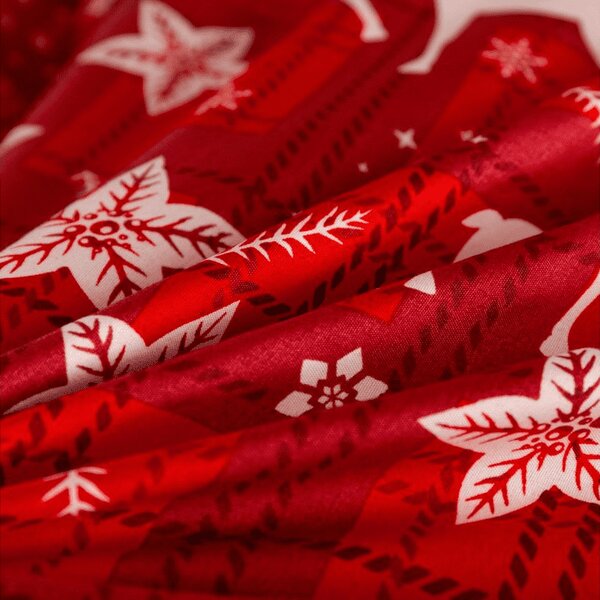 Posteljina od mikrovlakana VELVET CHRISTMAS crvena Dimenzije posteljine: 70 x 90 cm | 140 x 220 cm