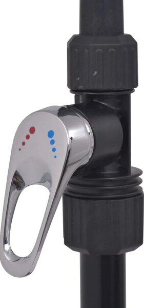 Solarni tuš 20 L aluminijski HDPE