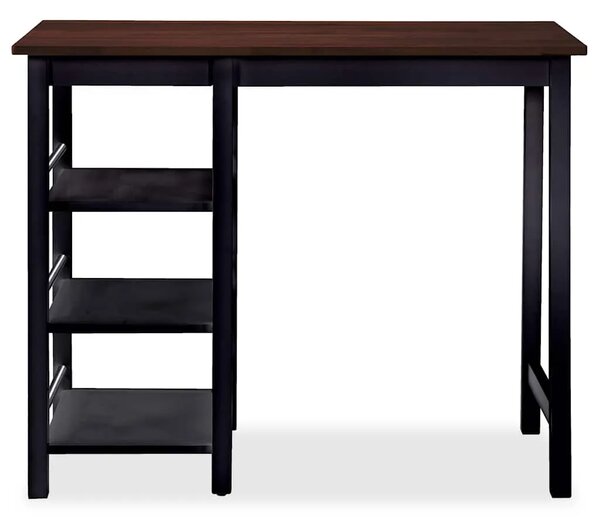 Barski Set 3 kom MDF Crni - Crna 3 3 Crna