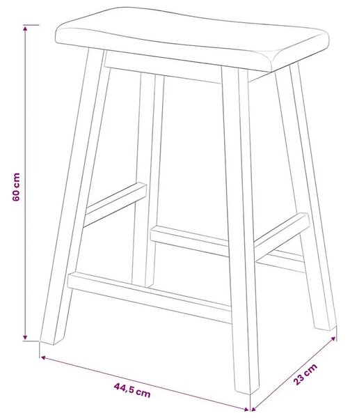 Barski Set 3 kom MDF Bijeli - Bijela 3 1 Bijela