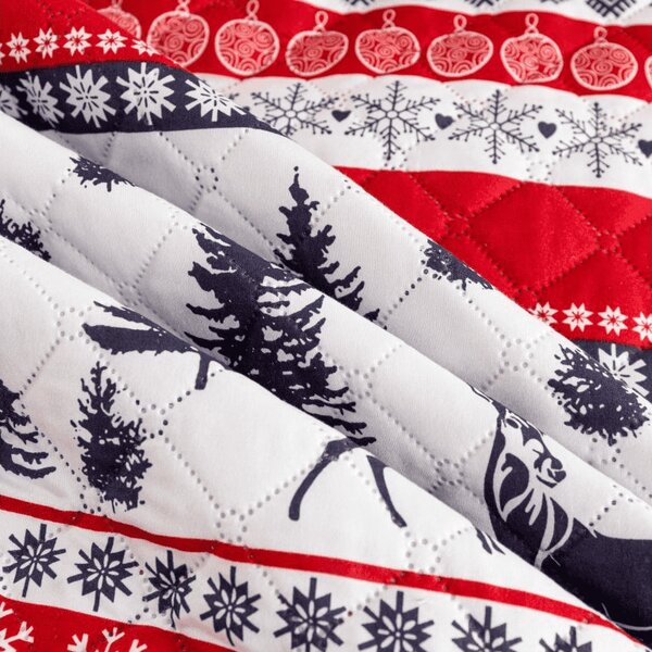 Prekrivač za krevet TWINKLE CHRISTMAS, šareno Dimenzije: 170 x 210 cm