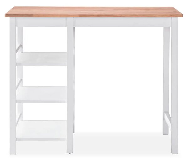 Barski Set 3 kom MDF Bijeli - Bijela 3 1 Bijela