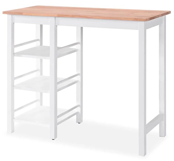 Barski Set 3 kom MDF Bijeli - Bijela 3 1 Bijela