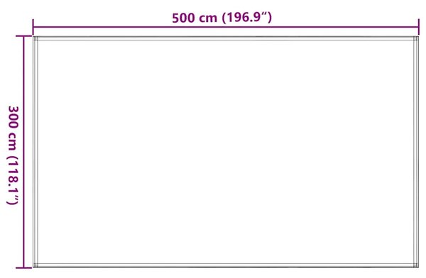Tepih za šator 300 x 500 cm antracit - Antracit 300 x 500 cm 1 Antracit