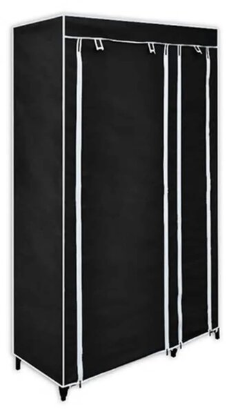 Sklopivi Ormar Crni 110 x 45 x 175 cm - Crna 1 1 Crna