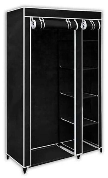 Sklopivi Ormar Crni 110 x 45 x 175 cm - Crna 1 1 Crna