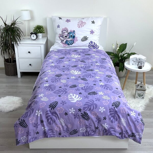 Pamučna dječja posteljina za krevet za jednu osobu 140x200 cm Lilo and Stitch – Jerry Fabrics
