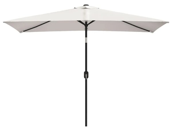 Suncobran 200 x 300 cm pješčano bijeli pravokutni - Bijela 1 Bijela
