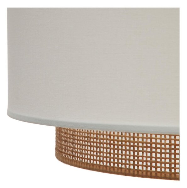 Bijelo/u prirodnoj boji tekstilno sjenilo ø 40 cm Erna – Kave Home