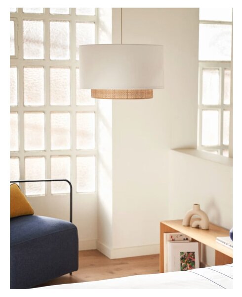 Bijelo/u prirodnoj boji tekstilno sjenilo ø 40 cm Erna – Kave Home