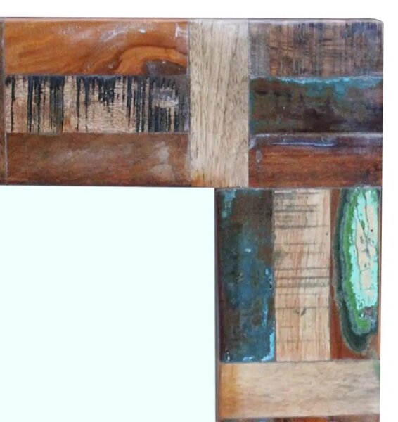 Ogledalo od masivnog obnovljenog drva 80 x 50 cm - 80 x 50 cm 1 80 x 50 cm