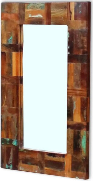 Ogledalo od masivnog obnovljenog drva 80 x 50 cm - 80 x 50 cm 1 80 x 50 cm