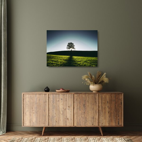 Staklena slika prirode - stablo (70x50 cm)