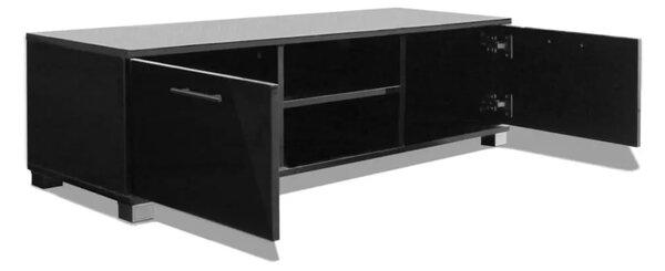 TV ormarić visoki sjaj crni 120 x 40 5 x 35 cm - visoko sjajno crna 1 120 cm Visoko sjajno crna