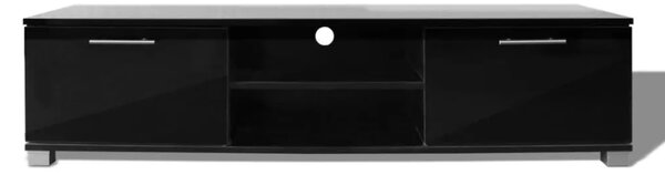 TV ormarić visoki sjaj crni 120 x 40 5 x 35 cm - visoko sjajno crna 1 120 cm Visoko sjajno crna