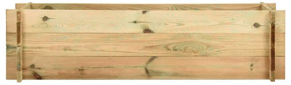 Povišena gredica - Vrtna gredica za povrće impregnirana borovina 120 cm - Smeđa 120 x 40 x 32 cm 1 120 x 40 x 32 cm