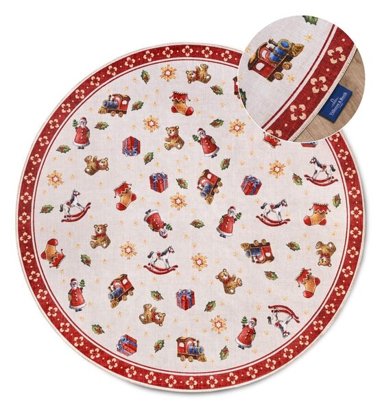 Crveni okrugli tepih s božićnim motivom ø 150 cm Red Christmas – Villeroy&Boch