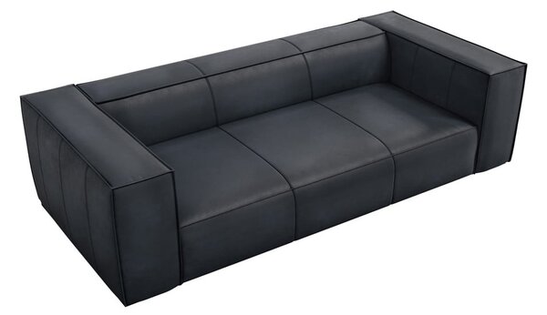 Tamno plava kožna sofa 227 cm Madame – Windsor & Co Sofas