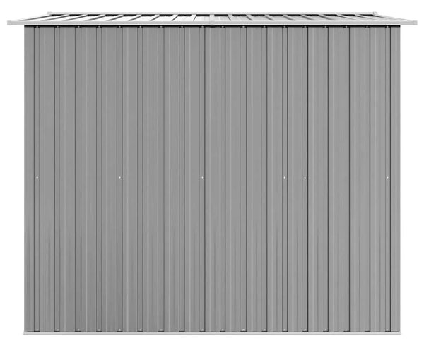 Vrtna kućica za pohranu siva metalna 257 x 205 x 178 cm - Siva 1 Siva