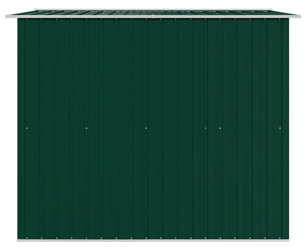 Vrtna kućica za pohranu zelena metalna 257 x 205 x 178 cm - Zelena 1 Zelena