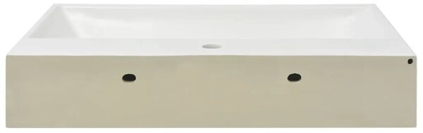Lavabo - Umivaonik s Poklopcem za Slivnik Keramički Bijeli 76 x 42 5 x 14 5 cm - Bijela 76 x 42.5 x 14.5 cm Bijela 76 x 42.5 x 1
