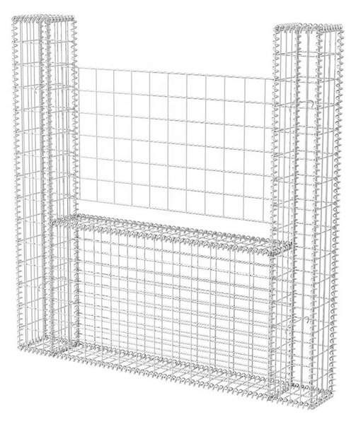 Gabion - Gabion ograde - Gabionska košara U-oblika od pocinčanog čelika 160 x 20 x 150 cm - 160 x 20 x 150 cm 1 160 x 20 x 150 c