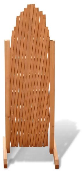 Rešetkasta ograda od masivnog drva 180 x 100 cm - Smeđa 1 Smeđa