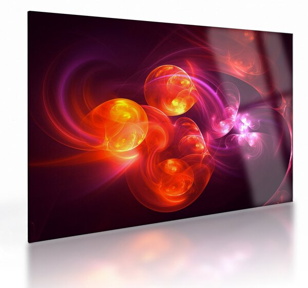 Staklena slika moderne apstrakcije (70x50 cm)