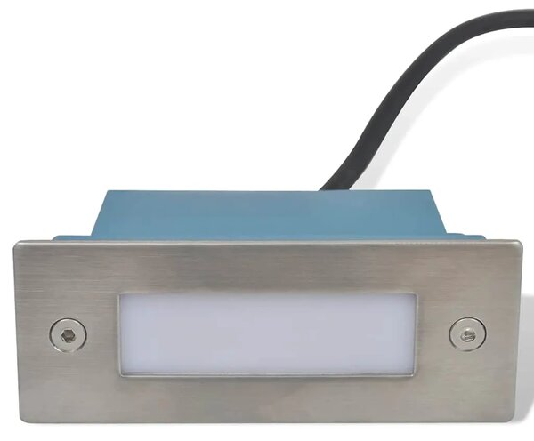 LED ugradbena svjetla za stepenice 6 kom 44 x 111 x 56 mm