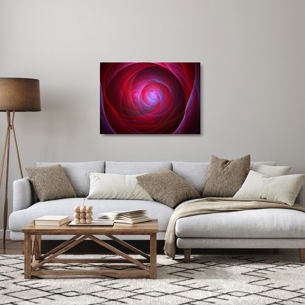 Apstraktna staklena slika očiju (70x50 cm)