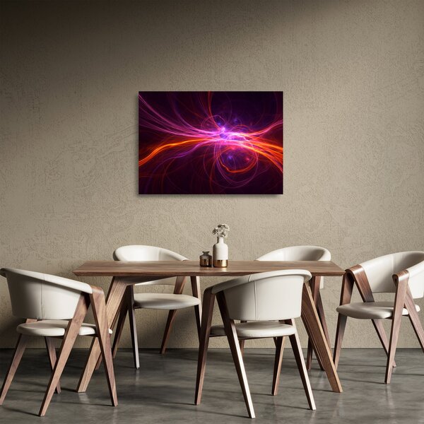 Staklena slika moderne apstrakcije (70x50 cm)
